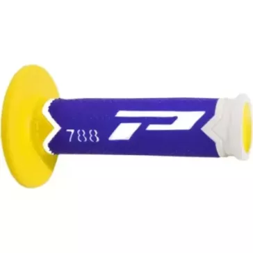 poignées PRO GRIP 788 bleu jaune blanc