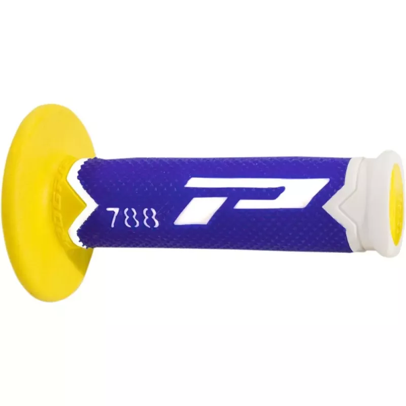 poignées PRO GRIP 788 bleu jaune blanc