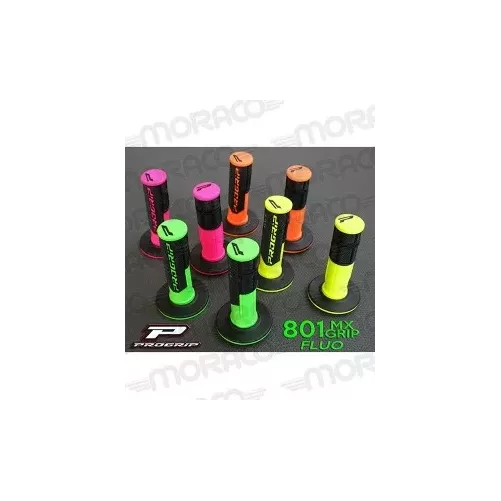 poignées PRO GRIP 801 fluo / noir (4 coloris)