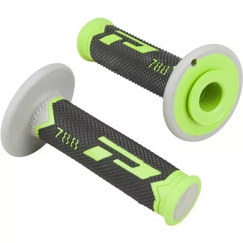 poignées PRO GRIP 788 tri color vert noir (2 coloris)