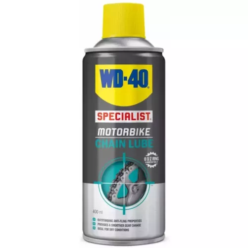 WD40 motorbike chain lube