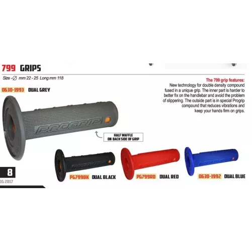 Poignées PRO GRIP 799 (4 coloris)