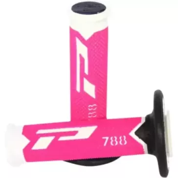 poignées PRO GRIP 788 bi-color rose