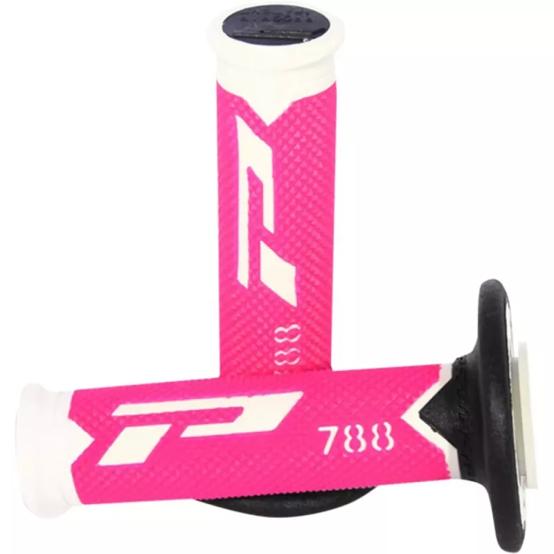 poignées PRO GRIP 788 bi-color rose