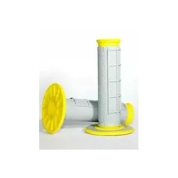poignées RENTHAL DUAL GRIP jaune