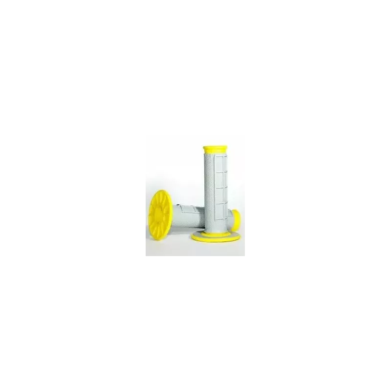 poignées RENTHAL DUAL GRIP jaune