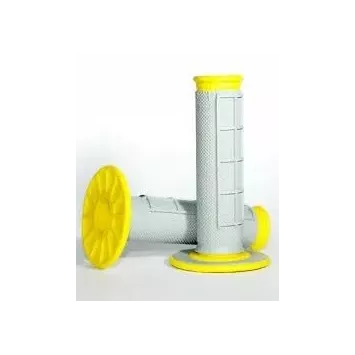 poignées RENTHAL DUAL GRIP jaune