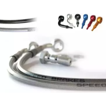 Durite embrayage Aviation SPEEDBRAKES carbone/raccord or