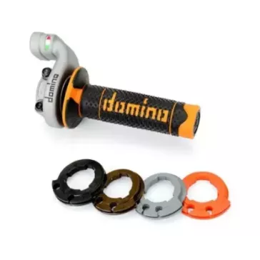 Poignée de gaz DOMINO KRK EVO orange KTM Husqvarna 2016-2018