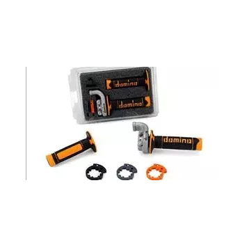 Poignée de gaz DOMINO KRK EVO orange KTM Husqvarna 2003-2015 95.90?
