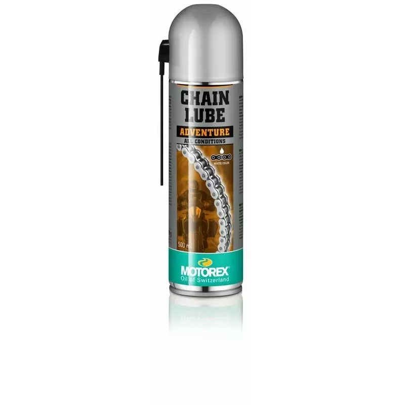 Lubrifiant chaîne MOTOREX Chainlube Adventure toutes conditions - Spray 500 ml