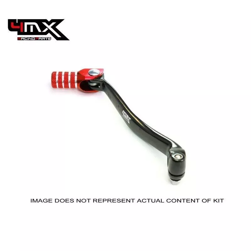 selecteur alu 4MX 250/350 MCF 21-24, 250/350 ECF 21-24 rouge noir