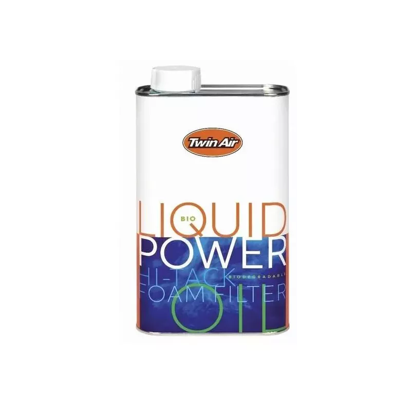 Huile pour filtre à air TWIN AIR Bio Liquid Power Foam biodégradable - bidon 1L