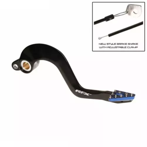 pedale freins RFX 125/250 YZ 05-24 bleu