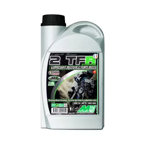 Huile moteur MINERVA 2T FR Bio 1L (carburateur et injection)