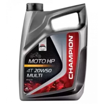 Huile moteur 4T Champion Moto HP 20w50 4 litres