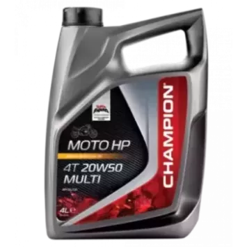 Huile moteur 4T Champion Moto HP 20w50 4 litres