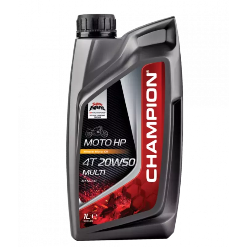 Huile moteur 4T Champion Moto HP 20w50 1 litre