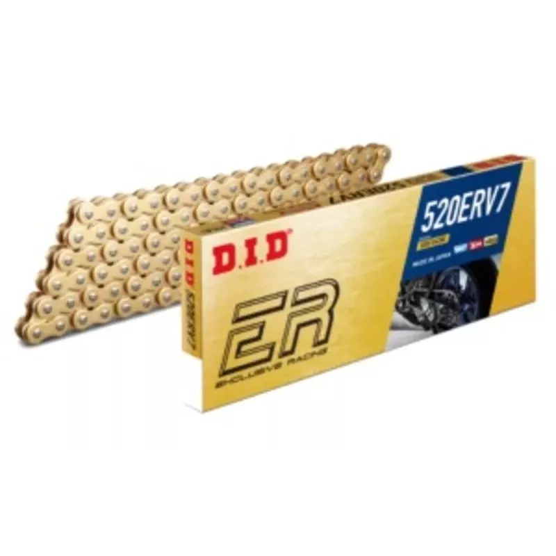 chaine DID 520 ERV7 gold 120 maillons