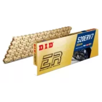 chaine DID 520 ERV7 gold 120 maillons