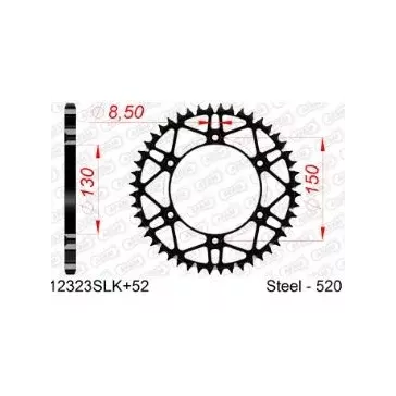 Couronne acier AFAM SLK YAMAHA YZ/F 99-25