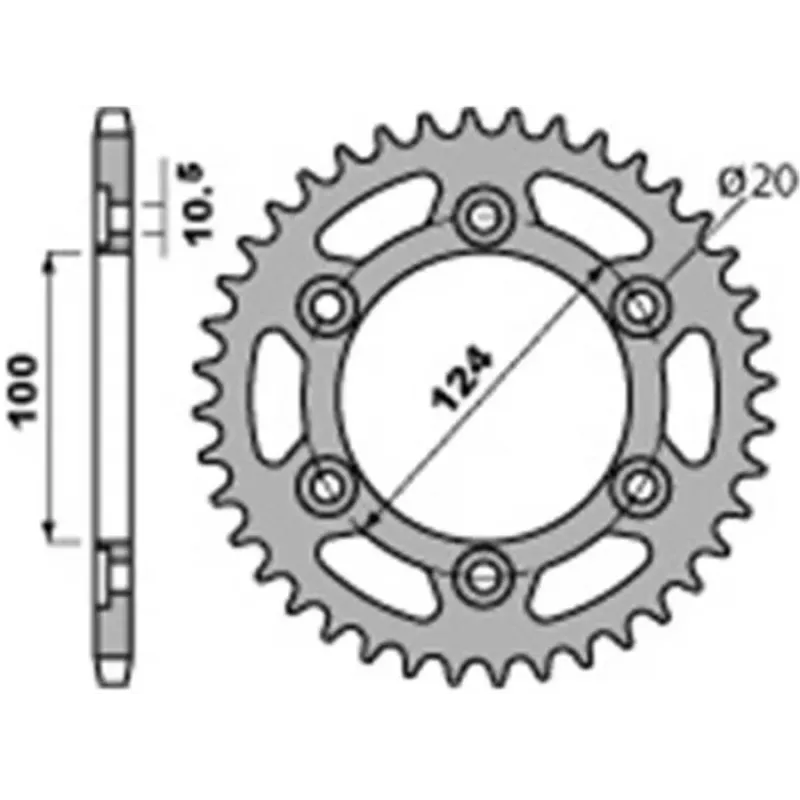 couronne acier YZ/F PBR