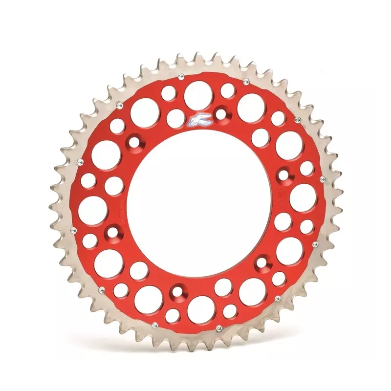 Couronne RENTHAL Twinring CR/F 87-23 noire