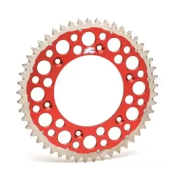 Couronne RENTHAL Twinring CR/F 87-23 noire