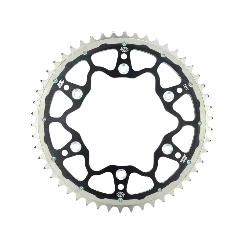 couronne alu/acier MOTOMASTER 85 SX, 85 TC, 85 MC noire