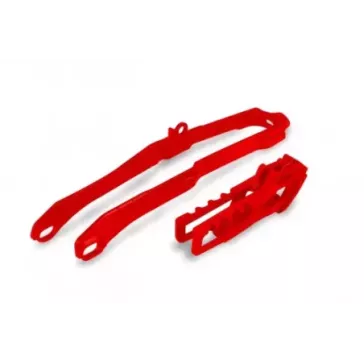 Kit patin bras oscillant + guide chaine UFO HONDA CRF 21-25