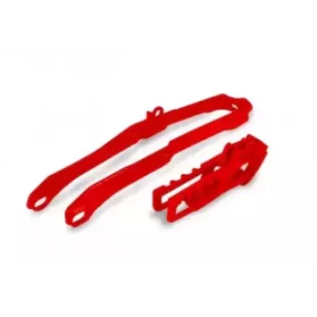 Kit patin bras oscillant + guide chaine UFO HONDA CRF 21-25