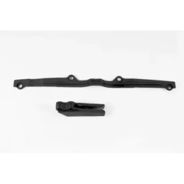 Kit patin bras oscillant + guide chaine UFO KAWASAKI 125 & 250 KX 97-02