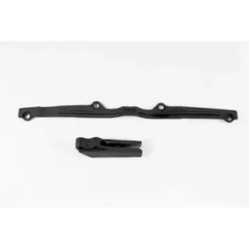 Kit patin bras oscillant + guide chaine UFO KAWASAKI 125 & 250 KX 97-02