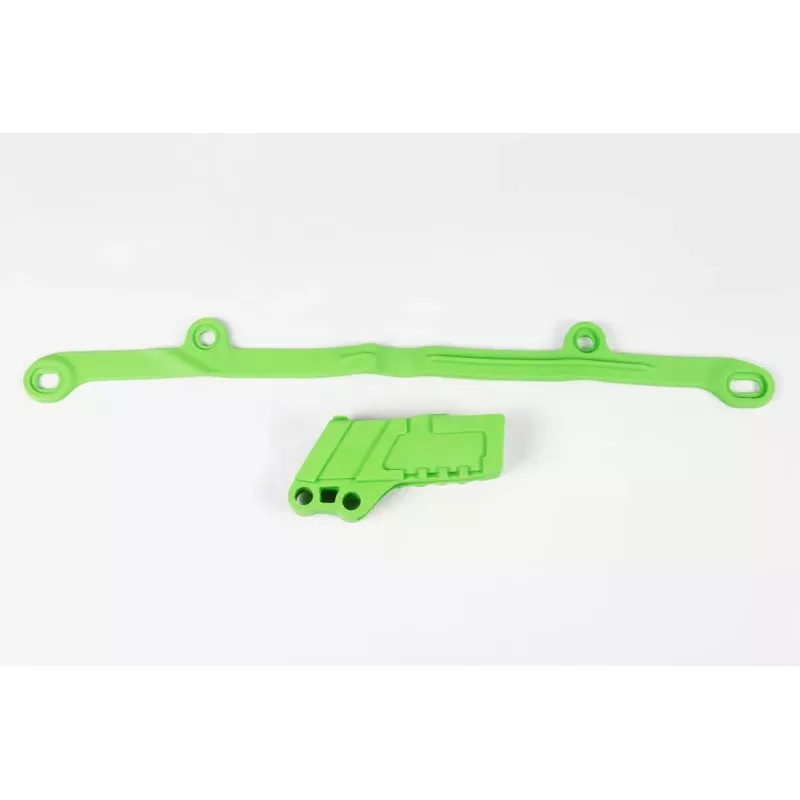 Kit patin bras oscillant + guide chaine UFO KAWASAKI 250 KXF 04-05