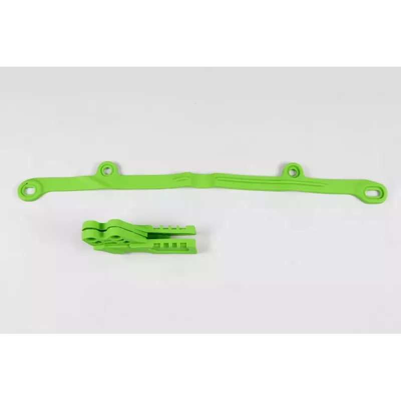 Kit patin bras oscillant + guide chaine UFO KAWASAKI KXF 06-08