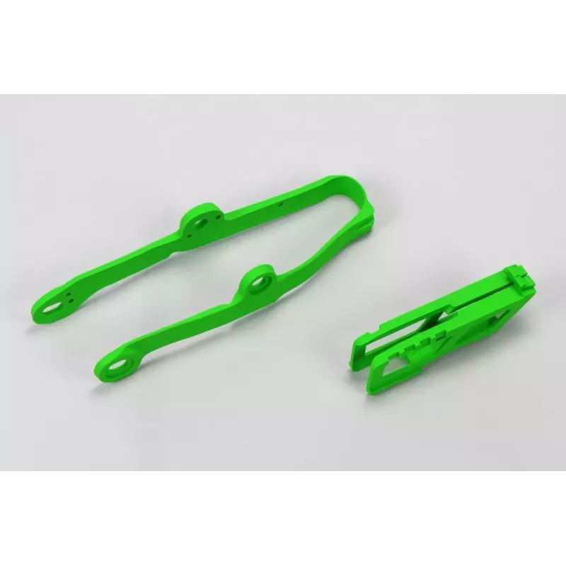 kit patin bras oscillant + guide chaine UFO KAWASAKI KXF 09-16