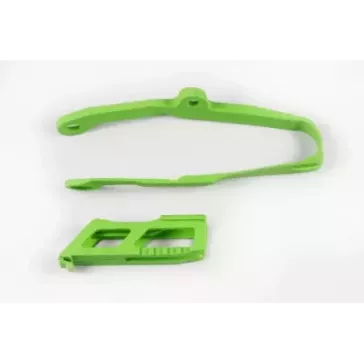 Kit patin bras oscillant + guide chaine UFO KAWASAKI KXF 16-20