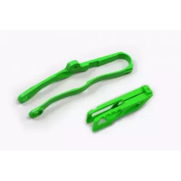 Kit patin bras oscillant + guide chaine UFO KAWASAKI KXF 19-24