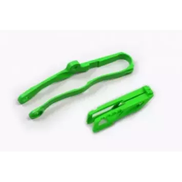 Kit patin bras oscillant + guide chaine UFO KAWASAKI KXF 19-23