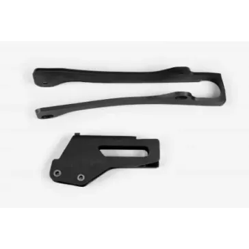 Kit patin bras oscillant + guide chaine UFO YAMAHA 125-250 YZ 97-01
