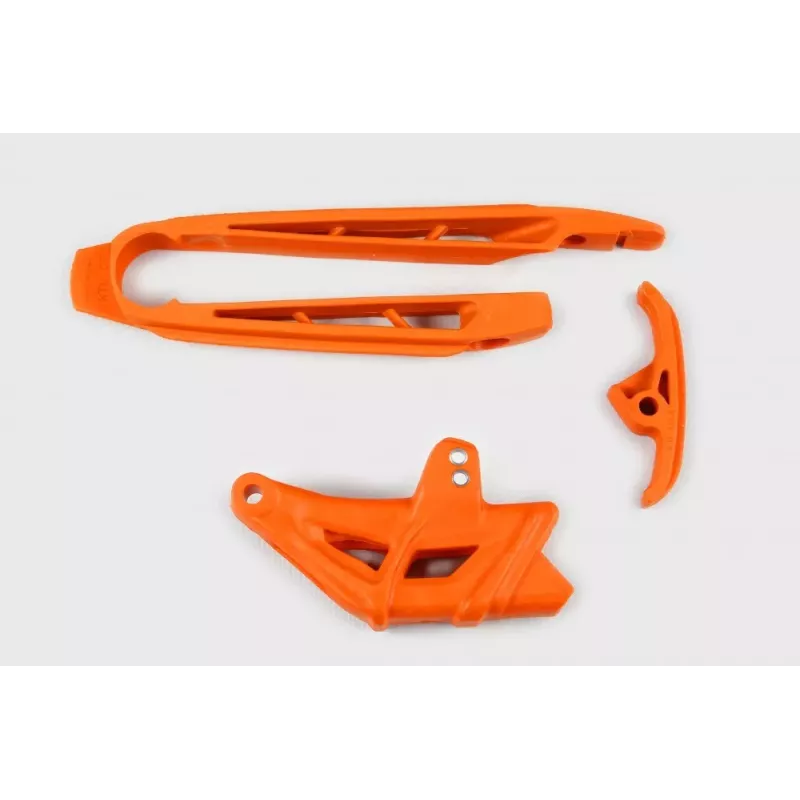 Kit patin bras oscillant + guide chaine UFO KTM SX/F EXC/F 97-07