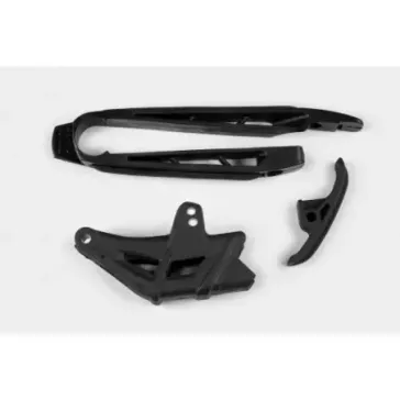 Kit patin bras oscillant + guide chaine UFO KTM SX/F EXC/F 07-10