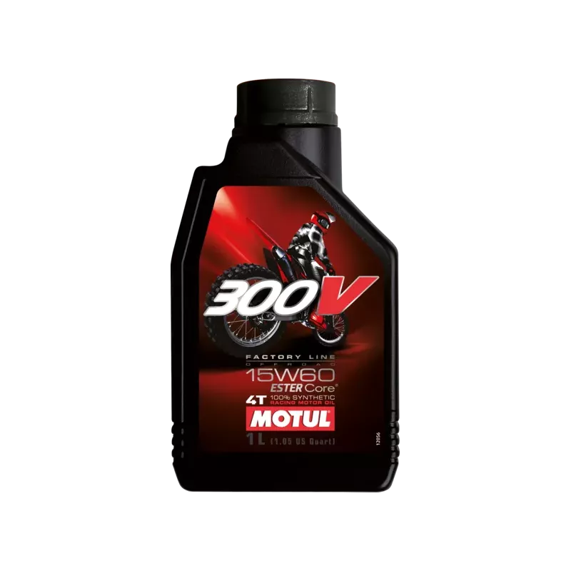 huile MOTUL 300V FACTORY line off road 15w60 100% synthèse 4L