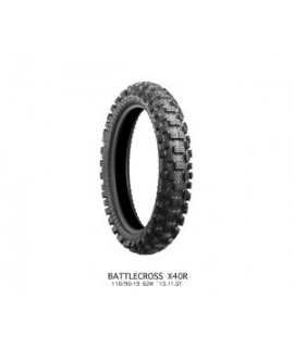 Pneu BRIDGESTONE arrière X40R HARD 100/90-19