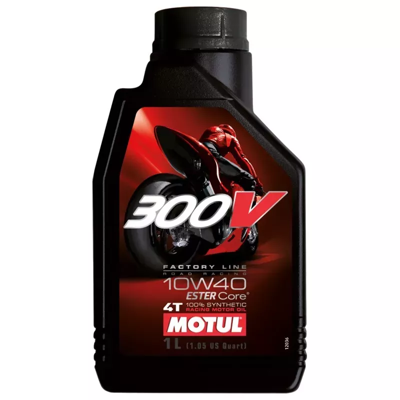 huile MOTUL 300V FACTORY line road 10w40 100% synthèse 1L