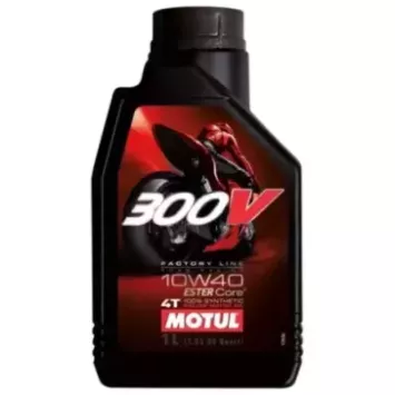 huile MOTUL 300V FACTORY line road 10w40 100% synthèse 1L