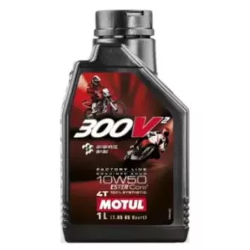 huile MOTUL 300V FACTORY line off road 10w50 100% synthèse 1L