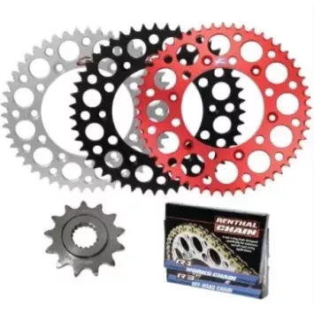 kit chaine RENTHAL 250 CR 96-07, 450 CRF 02-24, 250 CRF 22-24