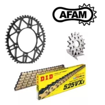 kit chaine SABLE / BOUE AFAM DID VX3 250 KX-F 2006-2025