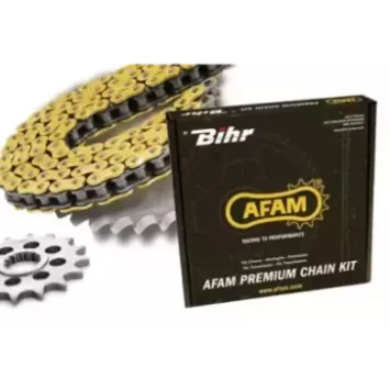 Kit chaîne AFAM 520 type XRR2 14/42 Kawasaki KLX250S